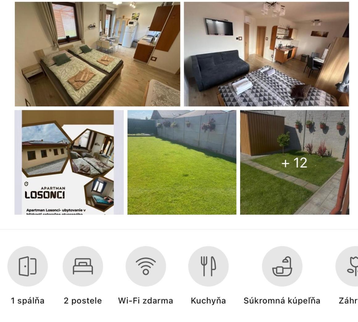 Apartmán LOSONCI pre 2 osoby Nesvady Exterior foto